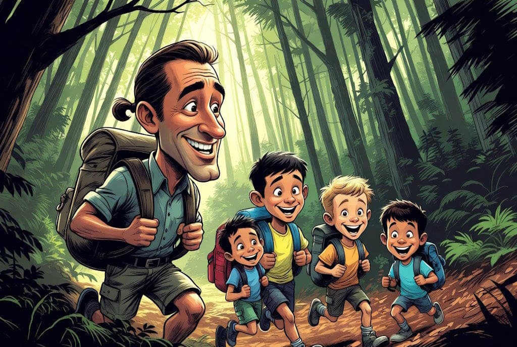 Пішов батько з чотирма синами в ліс