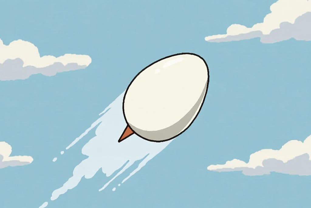 Кинуте яйце